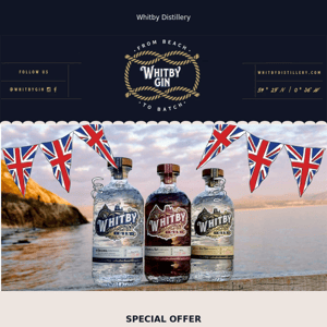 Whitby Distillery - 'GINBILEE' Offer