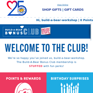 Welcome to the Bonus Club