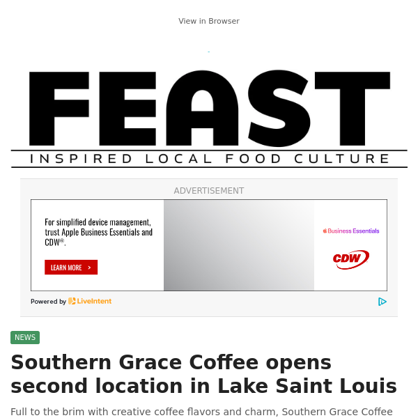Southern Grace Coffee opens second location in Lake Saint Louis