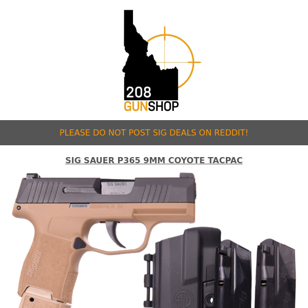 208 Gun Shop Daily Deals!