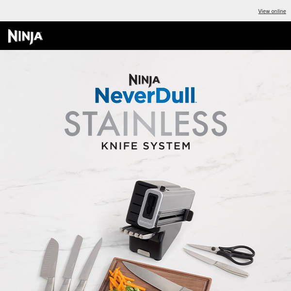 Meet the new Ninja NeverDull™ Stainless Knife System - Ninja Kitchen