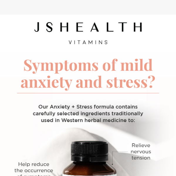 Symptoms of mild anxiety and stress?