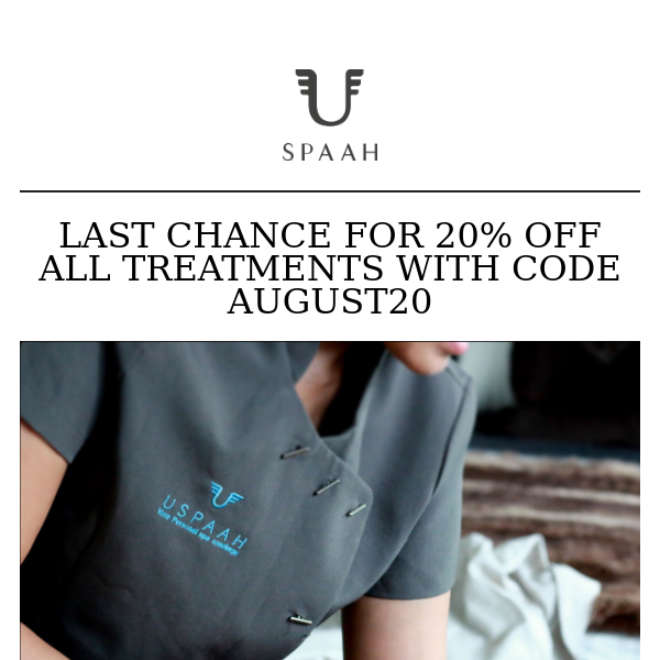 Last chance for 20% off with code AUGUST20