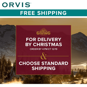Order by 4 PM ET tomorrow & choose Standard Shipping - it's free!