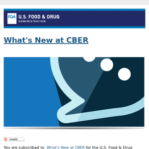 What's New at CBER 09/22/2023