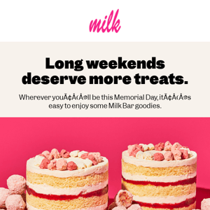 It’s time to get treats for Memorial Day!