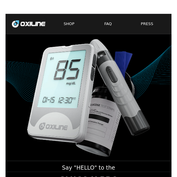 The last Blood Glucose Monitor you'll ever need 🩸 - Oxiline