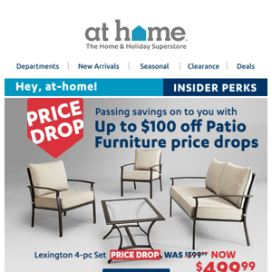 🤩 Save oh-so much with patio price drops ⬇️