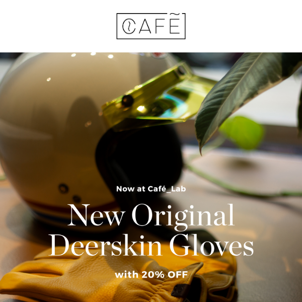 New at Café_Lab | The Original Deerskin Gloves with 20% OFF