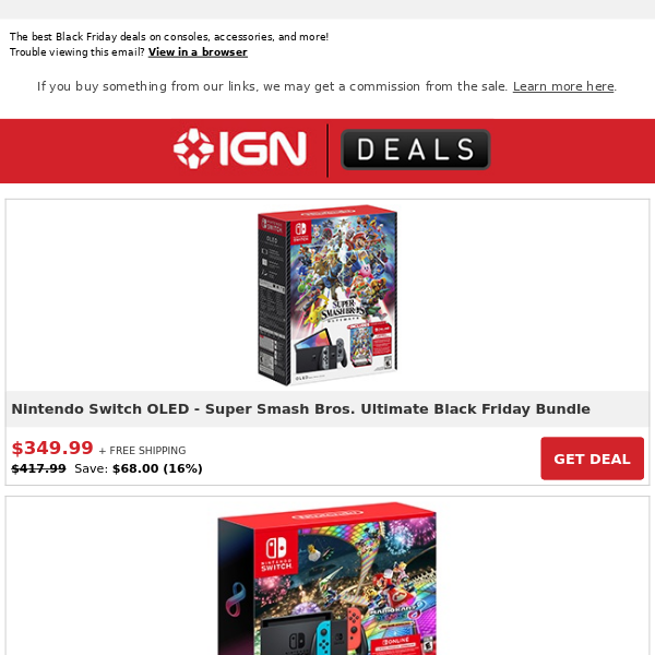 Black Friday: Get 10% Off Xbox and Nintendo Gift Cards - IGN