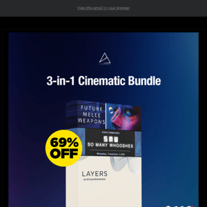 😍 Save 69% on Cinematic Design Bundle.