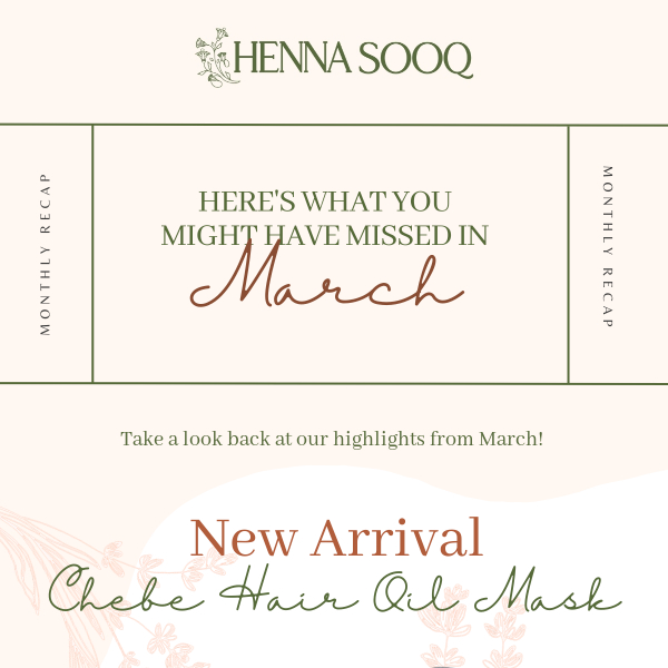 March ✨ New Arrivals & Highlights