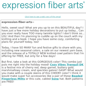 So Many AMAZING Gifts For You, Expression Fiber Arts!