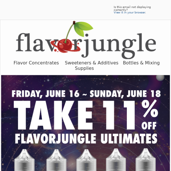 Find Savings on FlavorJungle's ULTIMATES collection!