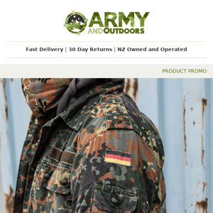 🇩🇪 Genuine Bundeswehr Flecktarn Shirts - Grab 'em while you still can!