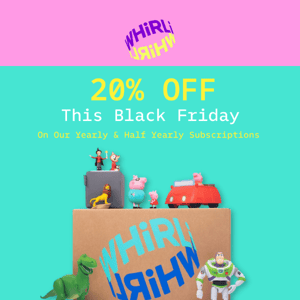 Get 20% Off This Black Friday! 🙌🖤