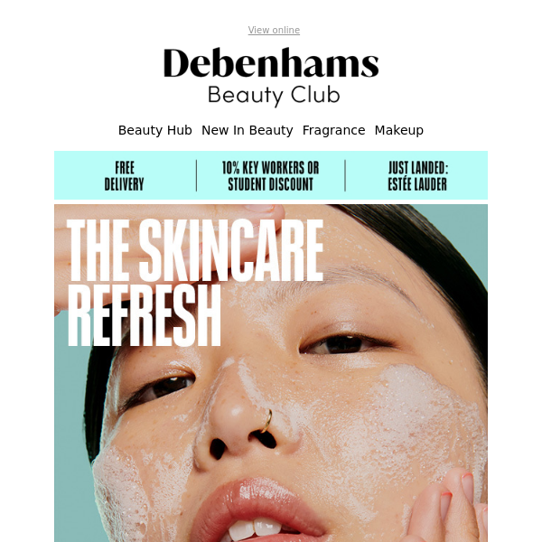 Refresh your skincare for spring + FREE delivery