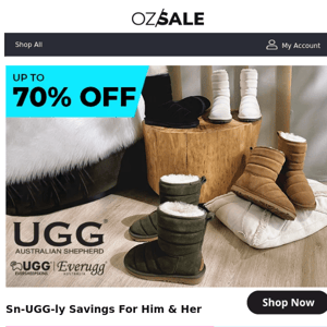 UGGs Up To 70% Off | New Dunlopillo Mattress Protectors Up To 70% Off