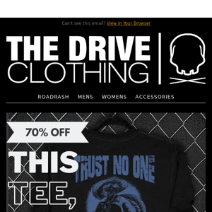 ☠️ 70% Off - One tee, today only ☠️