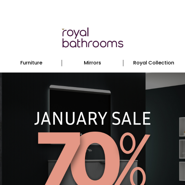 January Mega Sale – Up To 70% Savings!