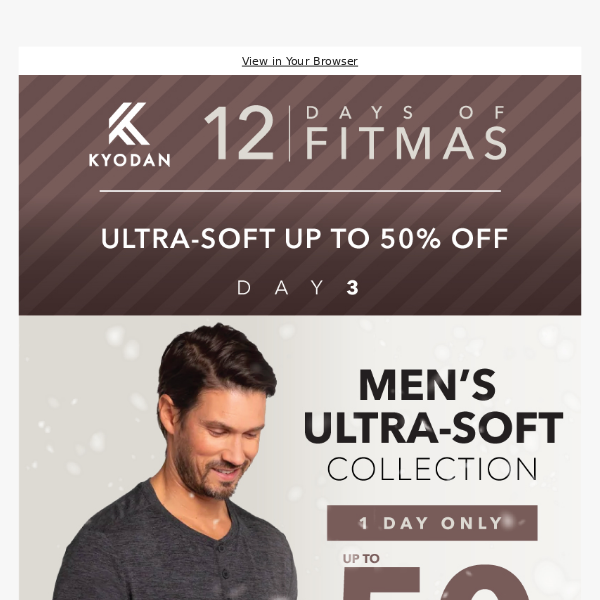 Up to 50% off High Performance Men's🎄12 Days of Fitmas