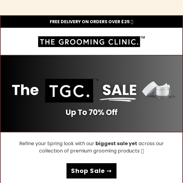 SALE: Up to 70% Off Grooming All-Stars ⭐