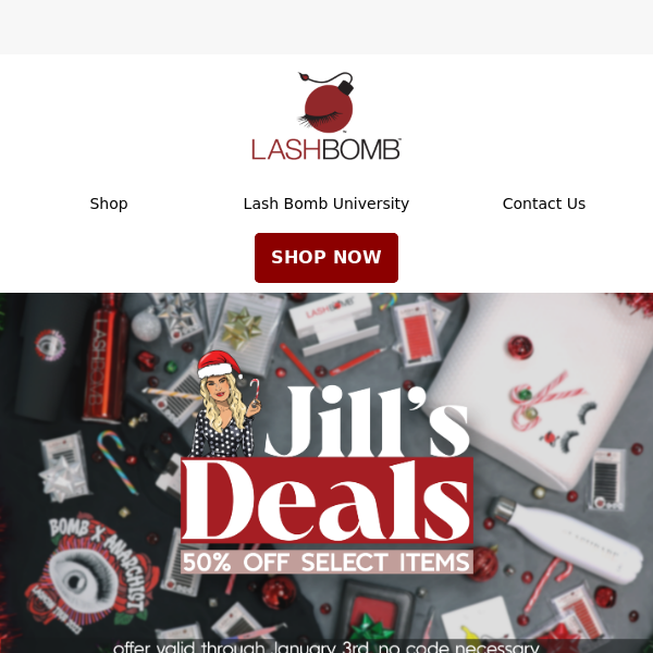 Jill's Deals are here! Get 50% off Jill's fav deals! 🤩
