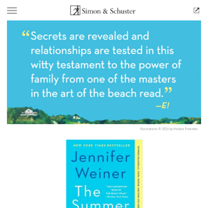 Jennifer Weiner's "fun, feisty" (The Washington Post) novel is now in paperback