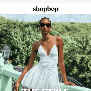 Airy dresses, tenniscore & more April news