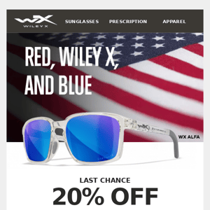 20% Off Sitewide Sale Ends July 4!