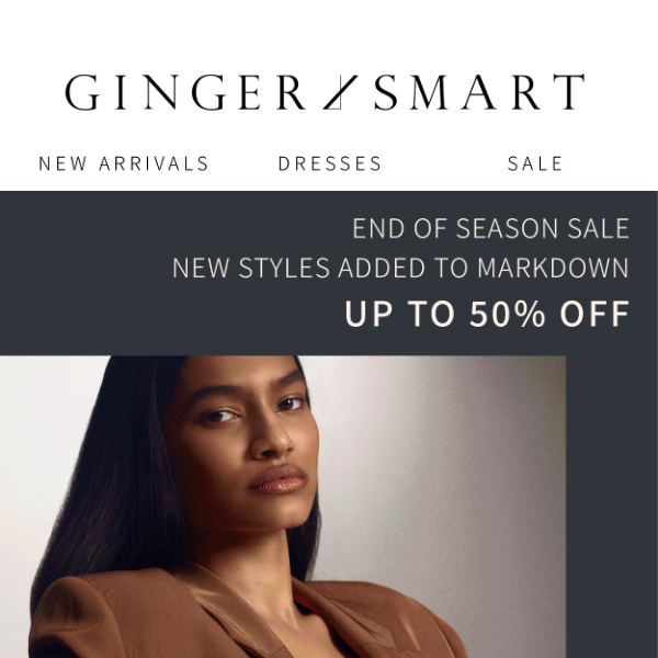 UP TO 50% OFF | END OF SEASON SALE