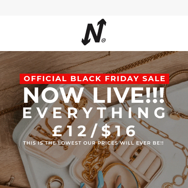 🚨 OFFICIAL BLACK FRIDAY SALE 🚨