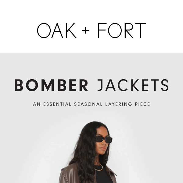 New Bomber Jackets have arrived.