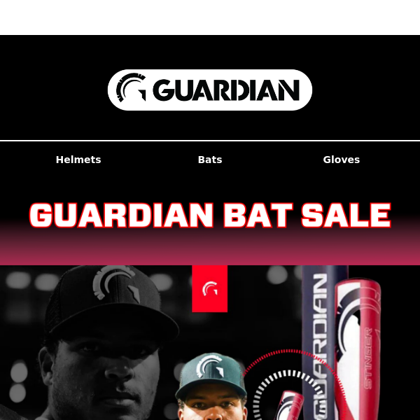Get the Guardian Bats for up to $30 off!