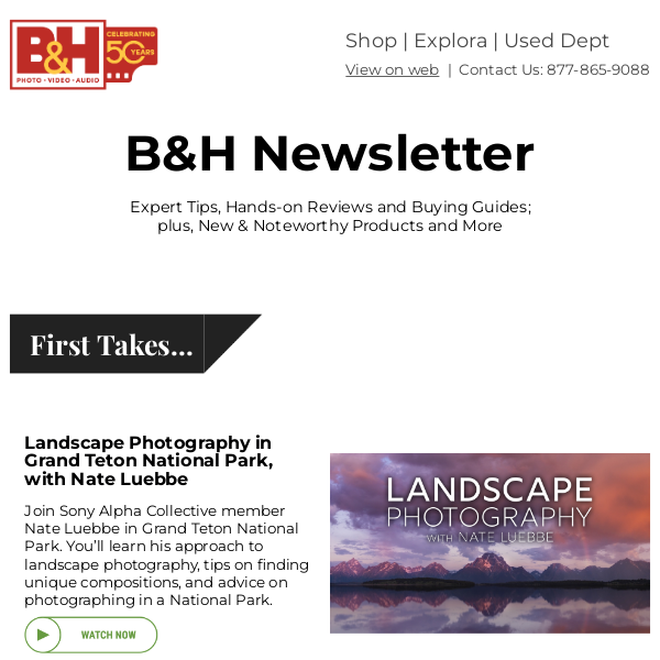 Landscape Photography with Nate Luebbe, Lenses for Street Photography, Quick Tips for Winter Bird Photography, & More!