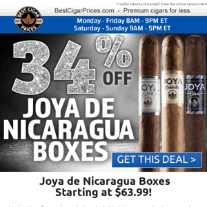 🇳🇮 Joya de Nicaragua Boxes Starting at $63.99 🇳🇮