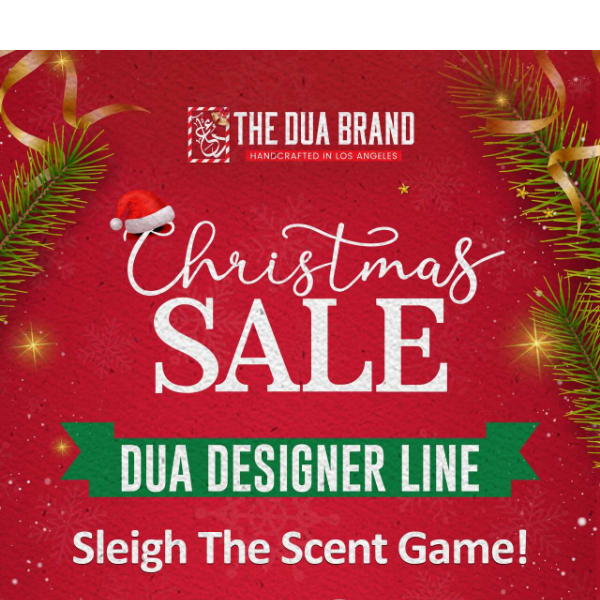 🎅 Christmas Sale ft. 33% off on $33 DUA Designer Line Fragrances! 🌟