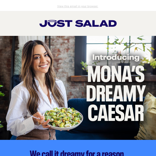 Mona Vand x Just Salad