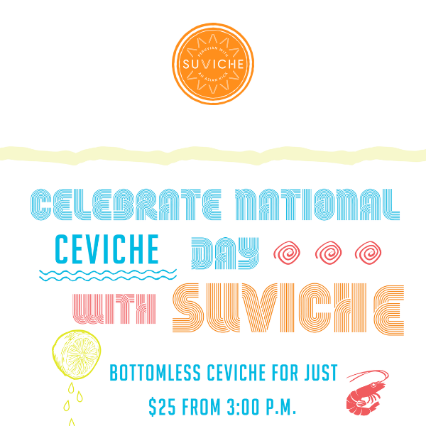 Happy National Ceviche Day!!! 🧡