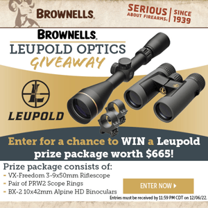 New Leupold Giveaway - Enter now!
