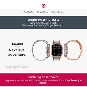 Apple Watch Ultra 2 now available.