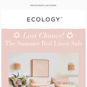 The Summer Bed Linen Sale