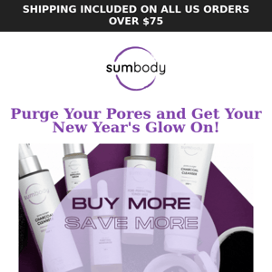 Get Your New Year's Glow On ✨ Up to 40% of Detox Skincare