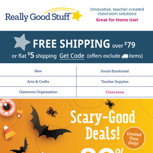 Scary-good deals inside... 👻