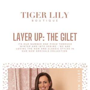 Tiger Lily Boutique, It's TLB's Top Layering Piece ❄️