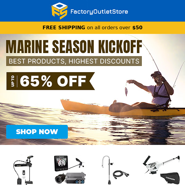 Hi  , Checkout Exclusive Deals on Marine Essentials, Up to 65% Off