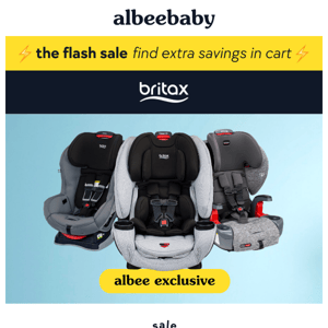🆕 Sales Kickoff Today ➡️ Save on Britax, BOB, Baby Jogger, Maxi-Cosi & Tiny Love