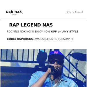 NAS ROCKING NOK NOK 40%OFF