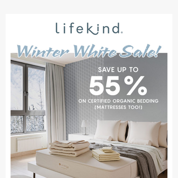 Winter White Sale + HUGE Mattress Savings!