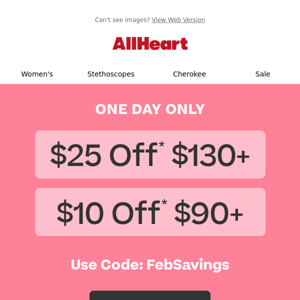 Today ONLY: You have $25 off
